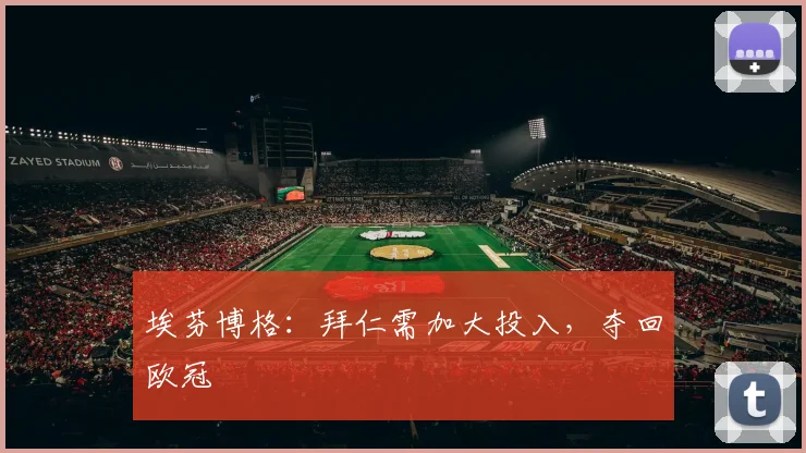 埃芬博格：拜仁需加大投入，夺回欧冠